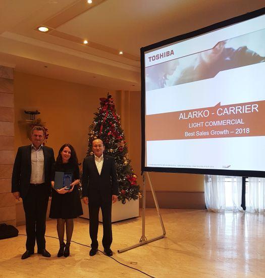Alarko Carrier, Toshiba Tarafından “EMEA Bölgesi-En İyi Satış Büyümesi” Ödülünü Aldı