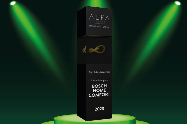 Bosch Home Comfort, ALFA Awards’ta Isıtma kategorisinde Yılın Tüketici Markası Ödülüne Layık Görüldü