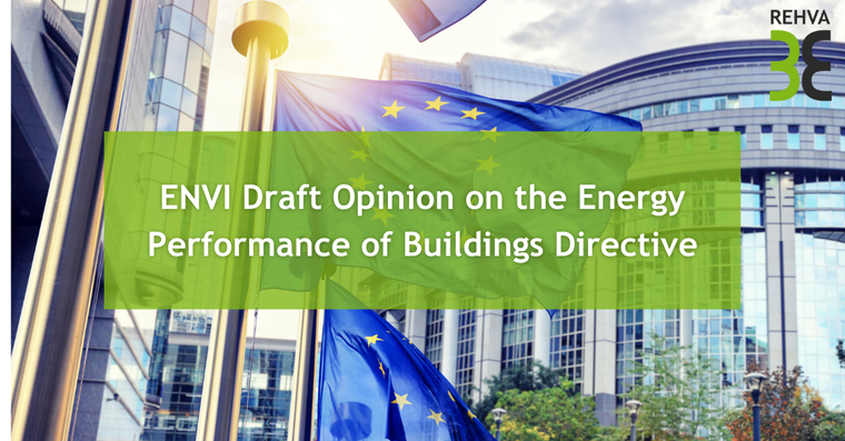 Binalarda Enerji Performansı Direktifi Hakkında ENVI Taslak Görüşünü Yayınladı