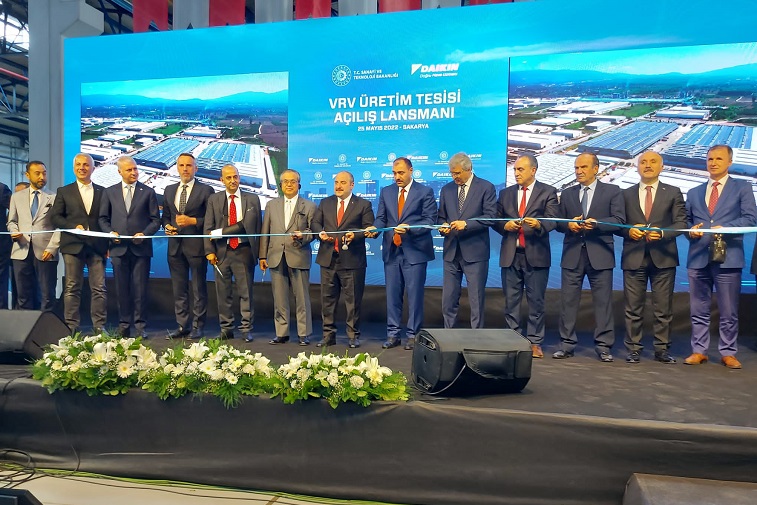 Daikin Türkiye 13 Milyon Euro Yatırım Bedeline Sahip VRV Teknolojili Dış Ünite Üretim Tesisini Açtı